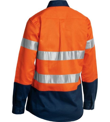 Picture of Bisley,Women's Taped Hi Vis Drill Shirt